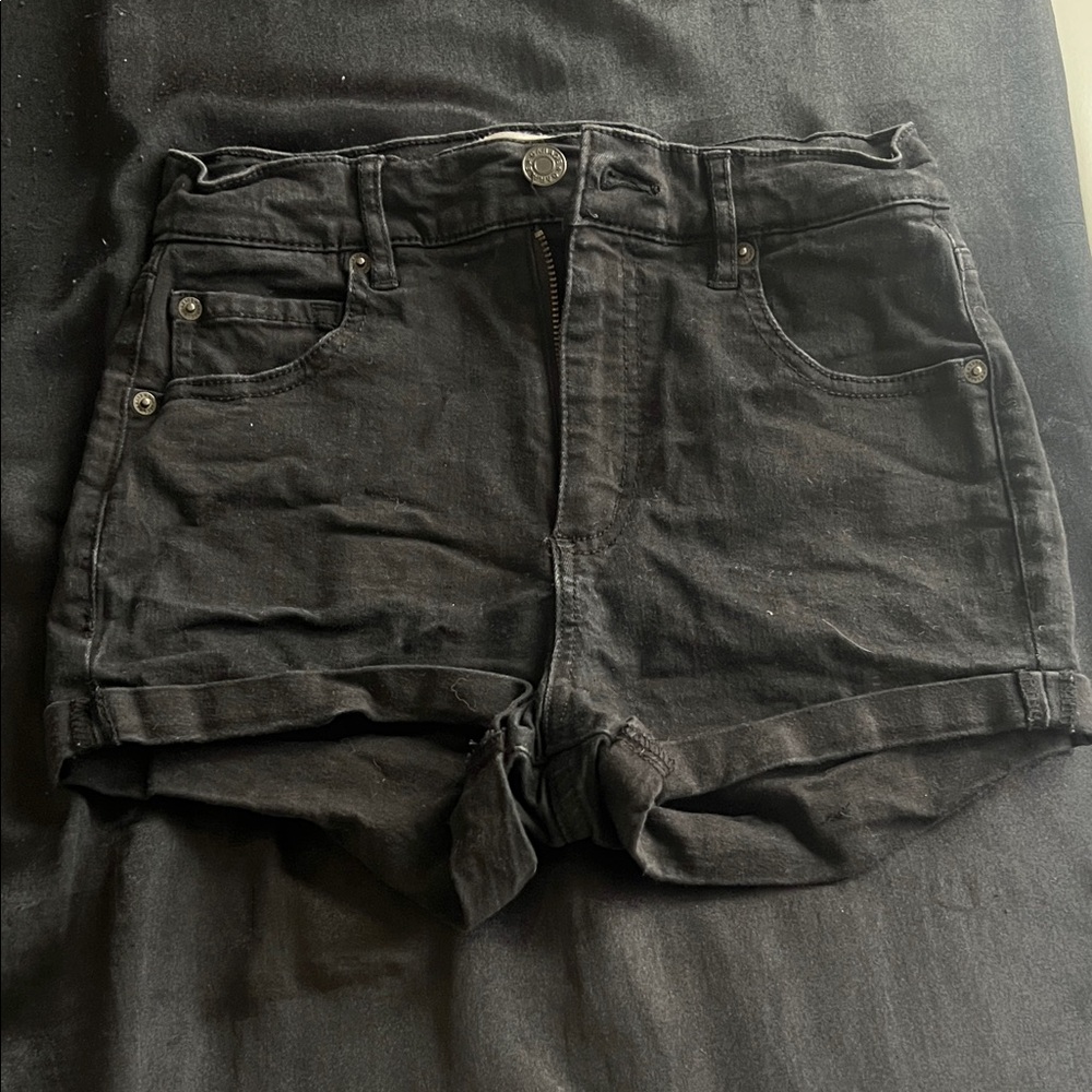 Black Jean Shorts for Women